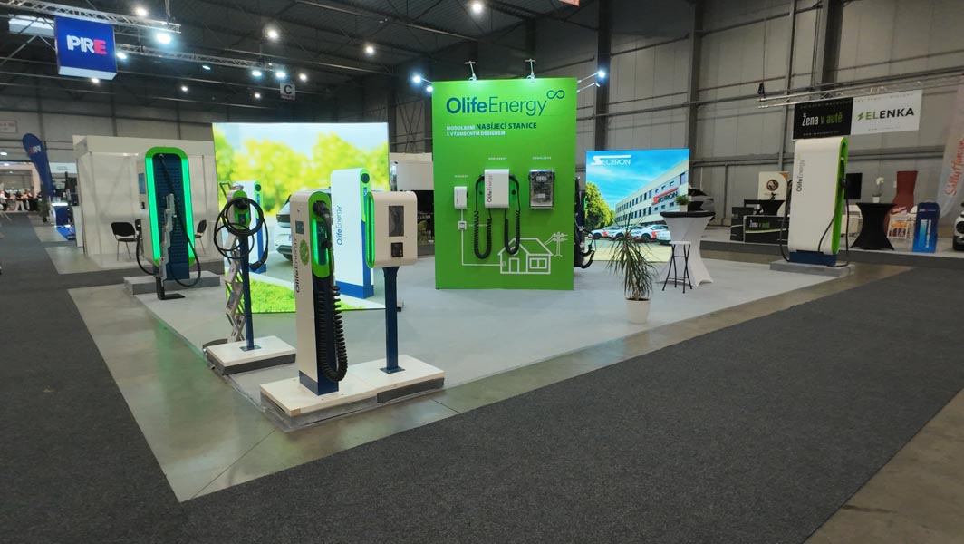 OlifeEnergy / SECTRON stand at e-SALON 2025