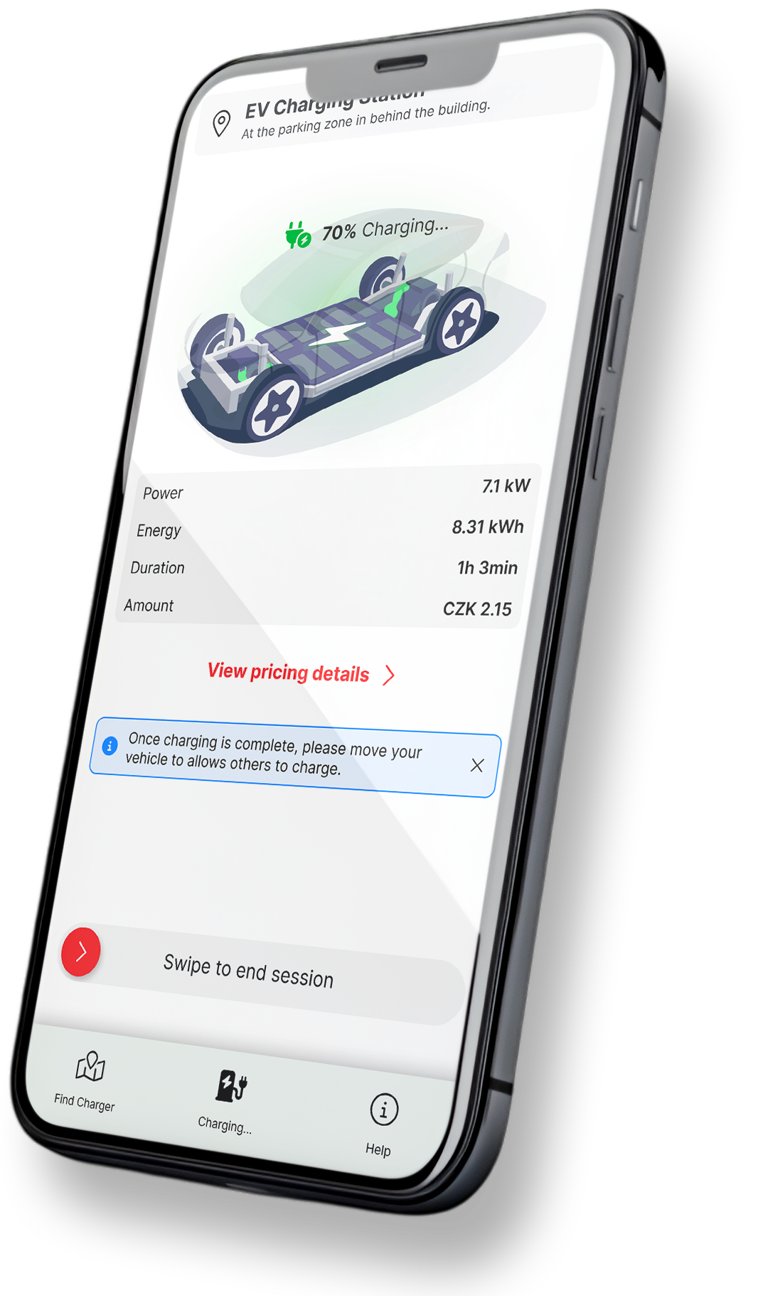 Illustrative remote charging overview