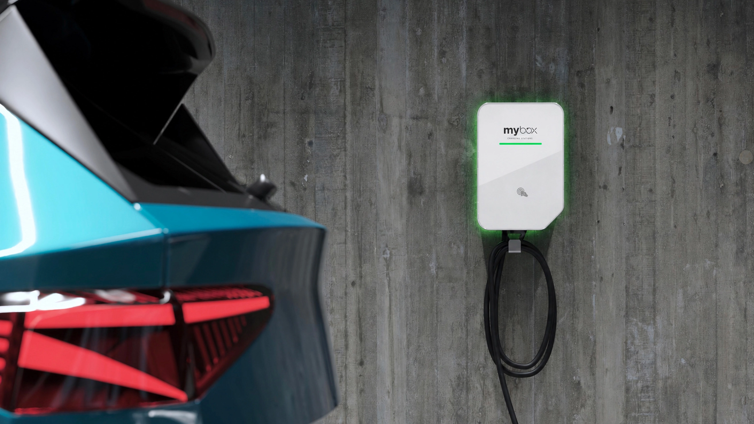 MyBox PLUS 22kW - bílé sklo