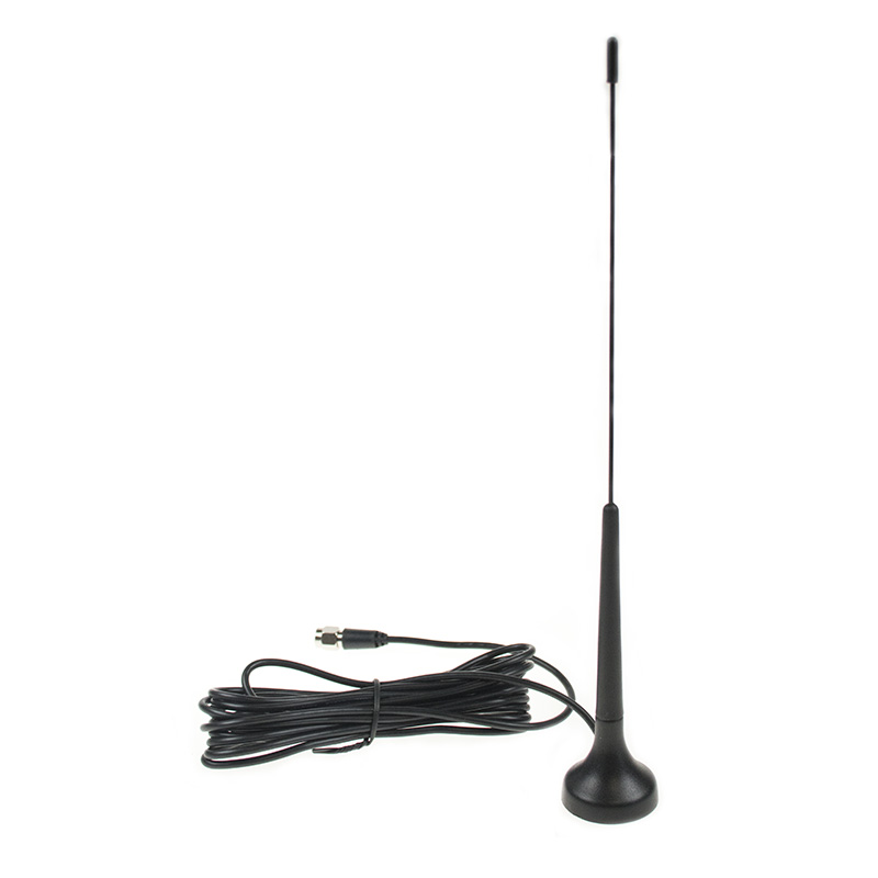 Omnidirectional antenna with a magnetic base for receiving/transmitting ...