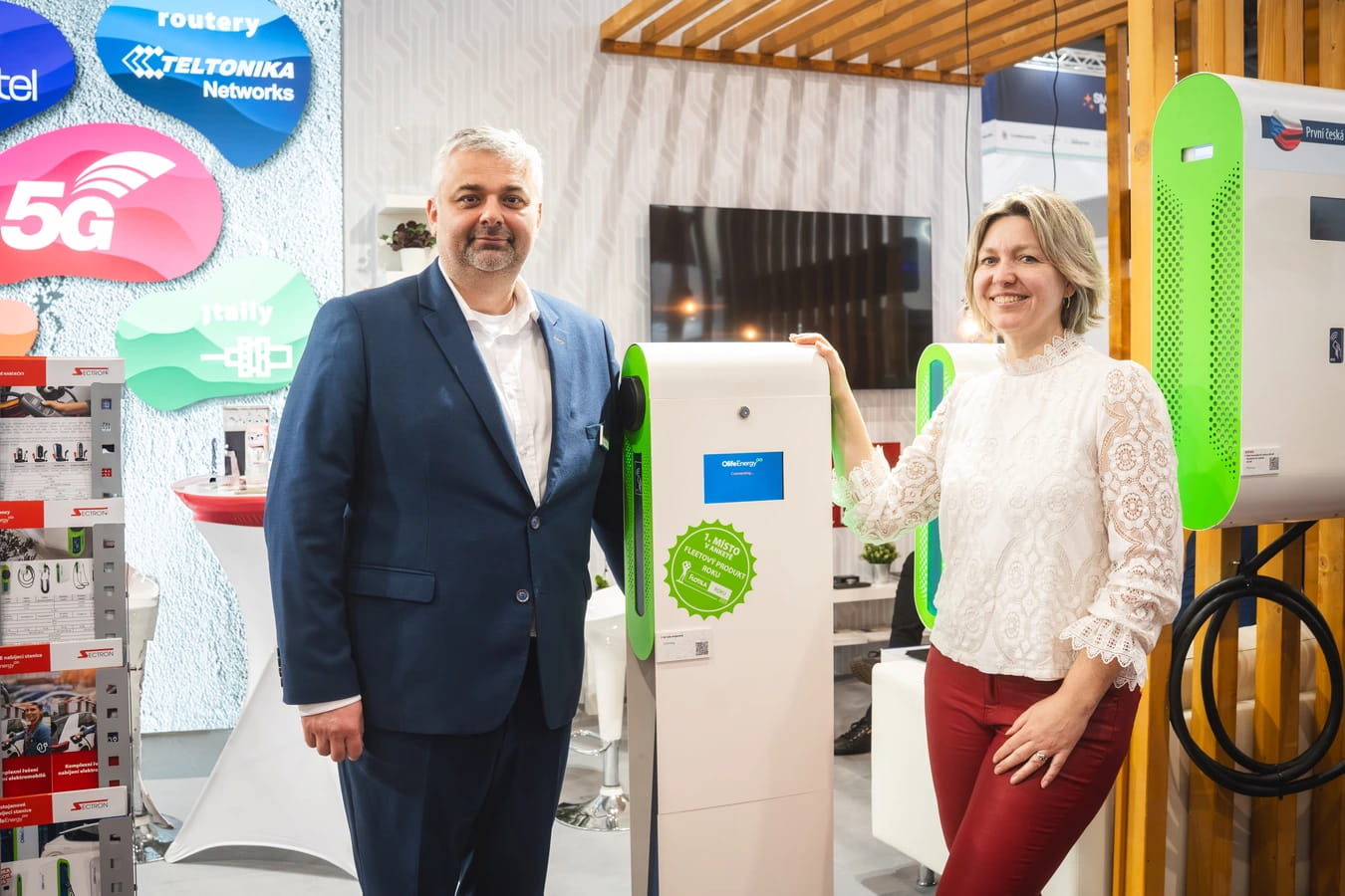 Bringing home an industrial design award from AMPER