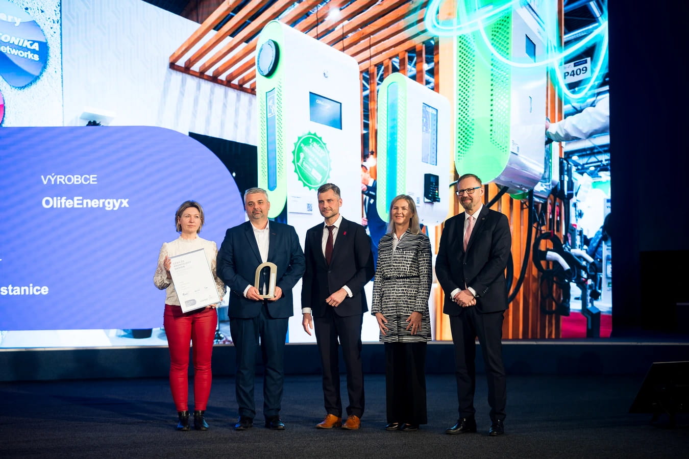 Bringing home an industrial design award from AMPER