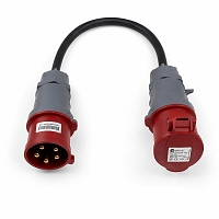 Adaptor CEE 5pin 16A - CEE 5pin 32A 400V 0,4m