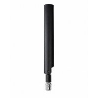 Antenna WIFI 6E Connector Mount FLAT 979L, 2.4–7.1 GHz, 90°/180°, 3 dBi, QMA(m), Black
