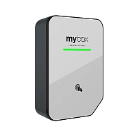 MyBox PLUS 22kW - white glass, RFiD, cable Type 2, 5m