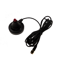 Magnet Mount Antenna Base, SMA-RP(pin m) on base, SMA-RP(pin f) on cable, RG174/3m