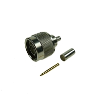 N Plug crimp for RG-58 cable