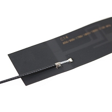 Antenna GSM/UMTS flexible hexa-band, U.FL, RF1.37 57mm