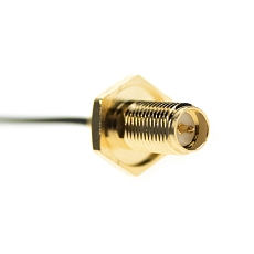 RF cable adaptor U.FL(f) to SMA-RP(pin m) Panel, LP-088, 8 cm