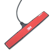 Antenna WiFi Adhesive U25, 2.4/5.8 GHz, 4 dBi, RP-SMA(pin f), RG174/0.2m, Heat Shrink Tube Yellow