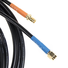 Antenna GSM/UMTS/LTE/GPS/GLONASS Adhesive R40, 2x RG174/10cm/SMA(m), 2x Cable Ext. SMA f/m .195/2m