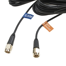 Antenna LTE/GNSS Adhesive R40, 2x SMA(m), 2x RG174/5m