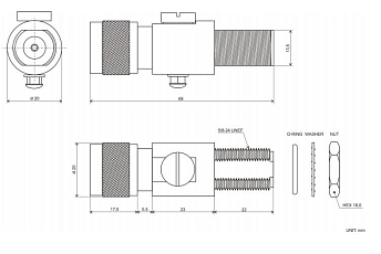 Lightning arrestor - N(m)/N(f)
