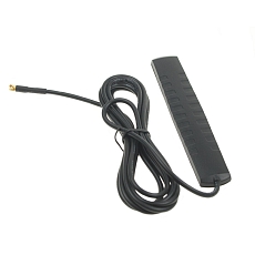 Antenna GSM/UMTS Adhesive G121, 2 dBi, MMCX(m) 90°, RG174/2m