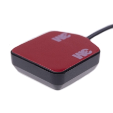 Antenna GPS/GLONASS Adhesive 20, SMC male plug (female pin), RG174/3m