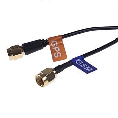 Antenna GSM/GPS Adhesive PUK, GSM/SMA-RP(f), GPS/SMA(m), RG174/5m