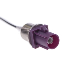 RF cable adaptor FAKRA(m)D/open-end, cable 1.37mm, 95mm visible part
