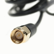 Antenna ISM Screw Mount R36, 868 MHz, SMA(m), RG174/3m, IP67, Rubber Protective Coating