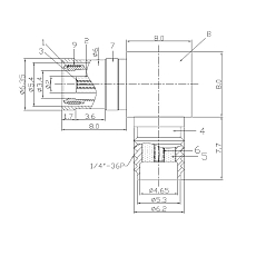Antenna Connector Adapter SMA(f) to SMB(f), right angle