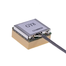 Internal GPS active patch antenna 13x13x7, 24dBi, U.FL088 57mm