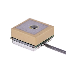 Internal GPS active patch antenna 13x13x7, 24dBi, U.FL088 57mm