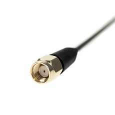 Antenna WiFi Adhesive U25, 2.4/5 GHz, 5 dBi, SMA-RP(pin f), RG174/4m