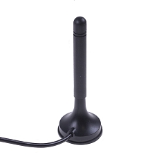 Antenna WiFi Magnet Mount 016W, 2 dBi, SMA-RP(f pin), RG174/1.5m, Whip/83mm
