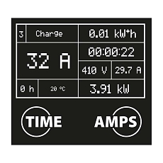 SECTRON portable electric car charger 22kW, connec SECTRON portable electric car charger 22kW, disple