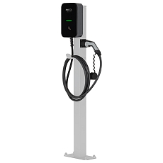 MyBox Home wallbox mounted on a stand, side MyBox Home wallbox mounted on a stand, side