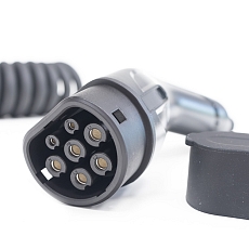 Charging cable - Type 2 / Type 2, 3x16A, 400V, 7m/5m, spiral