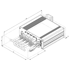 Teltonika Switch PoE TSW202, drawing Teltonika Switch PoE TSW202, drawing