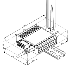 Teltonika TRB256 Gateway, drawing 