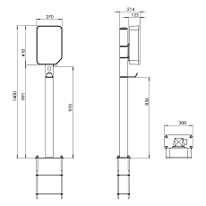 Stand for the charging station MyBox PLUS 22kW, dr Stand for the charging station MyBox PLUS 22kW, dr