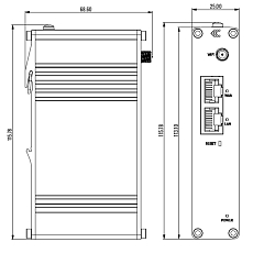 Teltonika LTE Router RUT140, drawing Teltonika LTE Router RUT140, drawing