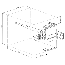 Teltonika LTE Router RUT140, drawing Teltonika LTE Router RUT140, drawing