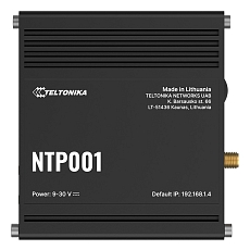 Teltonika NTP001 Time Server, top view with logo v Teltonika NTP001 Time Server, top view with logo v