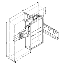 Teltonika DAP140 access point drawing with dimensi Teltonika DAP140 access point drawing with dimensi