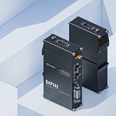 Teltonika DAP142 access point in black design Teltonika DAP142 access point in black design