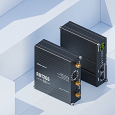 Router LTE Teltonika RUT206 w kolorze czarnym