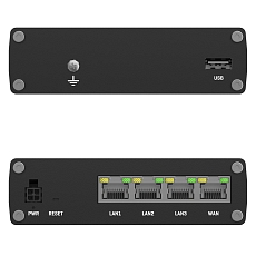 Router LTE Teltonika RUTM08, tył