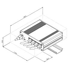 Router LTE Teltonika RUTM08, rysunek, ethernet
