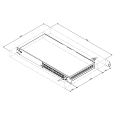 Teltonika Switch SWM281, drawing
