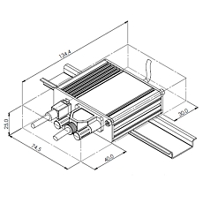 Teltonika TRB142 Gateway, drawing Teltonika TRB142 Gateway, drawing