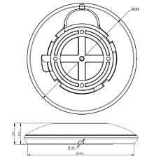 Teltonika WiFi Access Point TAP400, drawing