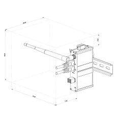 Industrial WiFi access point Teltonika DAP145, dra