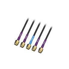 RG174 type cables terminated with SMA connectors