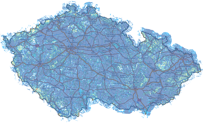 Availability of NB-IoT in almost entire area of the Czech Republic