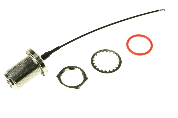 RF cable adaptor U.FL(f) to N(f), LP-088, 10cm