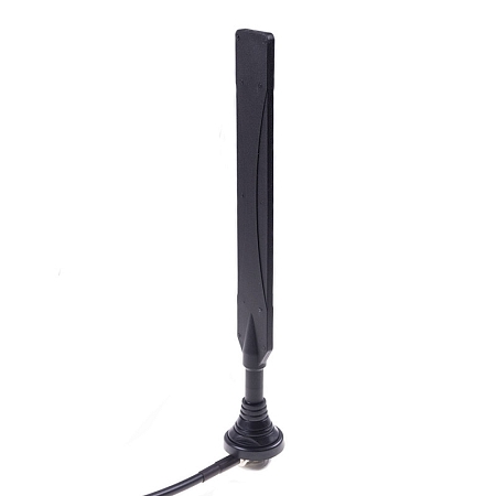 Antenna LTE Screw Mount FLAT MI3, 3 dBi, SMA(m), RG58U/4.5m