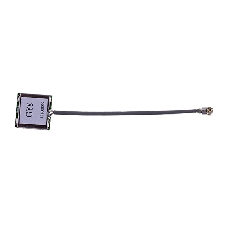 Internal GPS active patch antenna 13x13x7, 24dBi, U.FL088 57mm